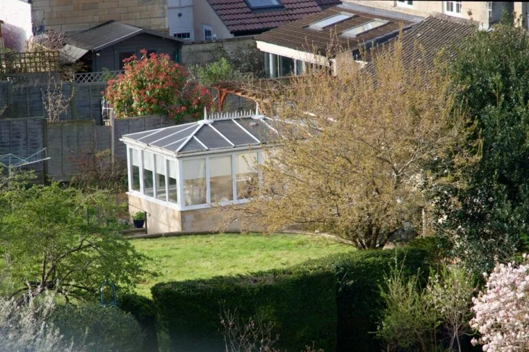 Conservatory,In,A,Private,Garden